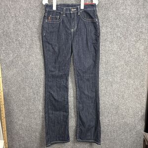 Timberland Pro FR Grit N Grind Jeans Womens Size 10 Tall Blue Bootcut